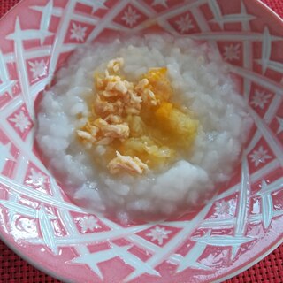 離乳食中期★ささみの旨味たっぷり野菜粥